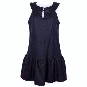 Jack by BB Dakota Black Wool Blend Mini Dress XS